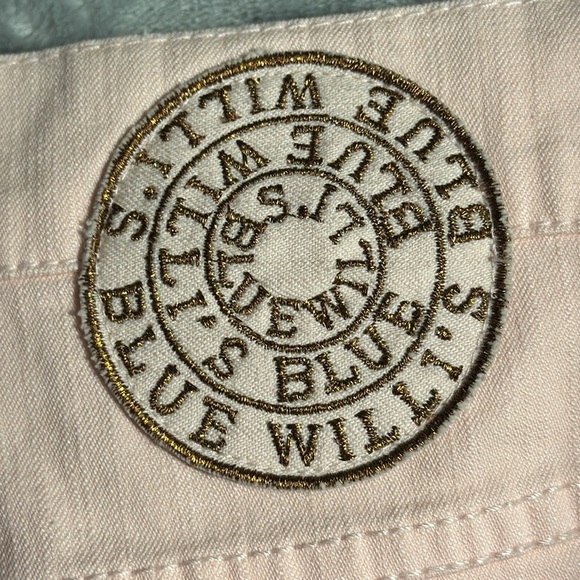 Blue‎ Willi’s pants women’s pink cropped NWT premium pants size 40 high waisted - Picture 2 of 14